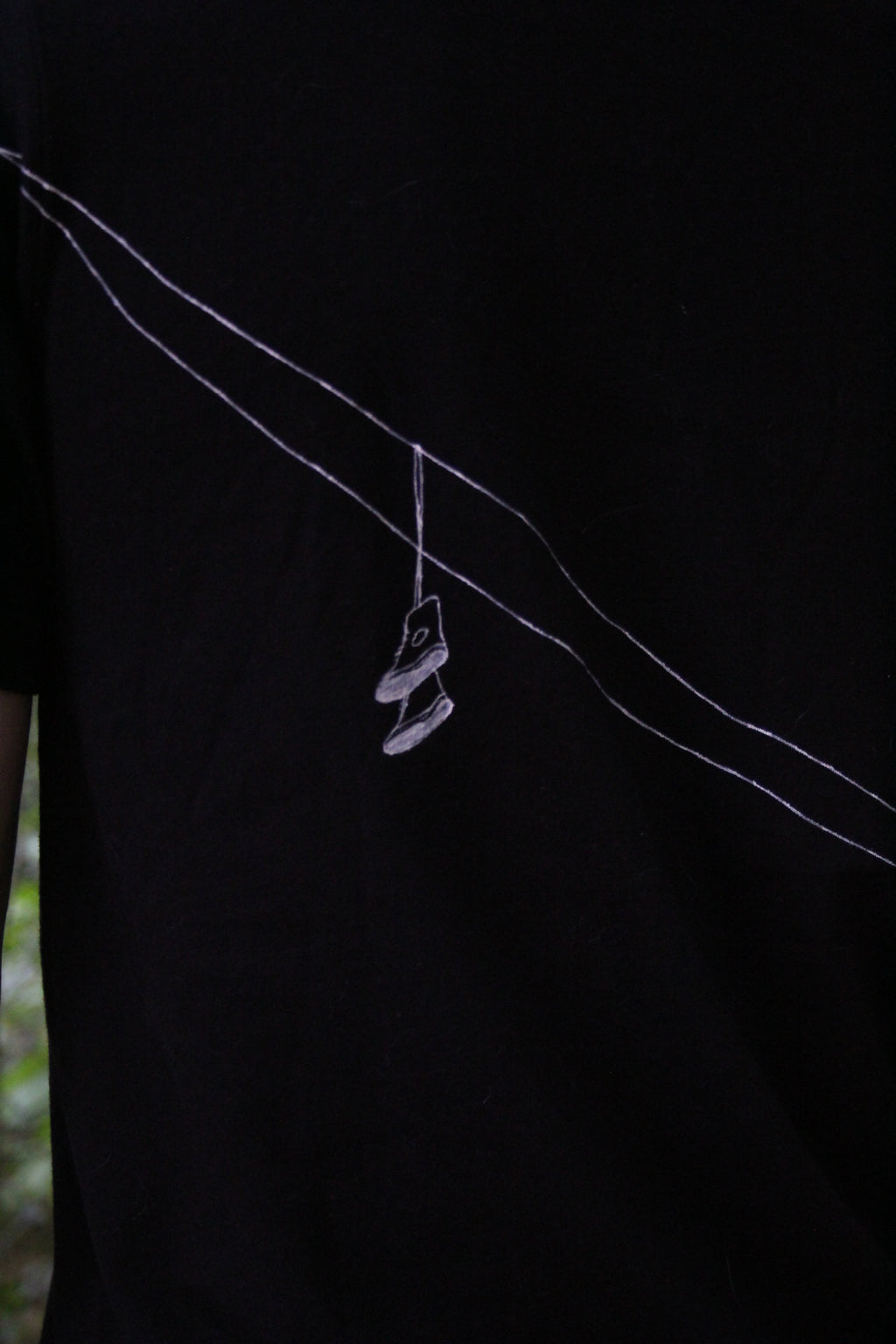 powerlines tee medium (negative ver)