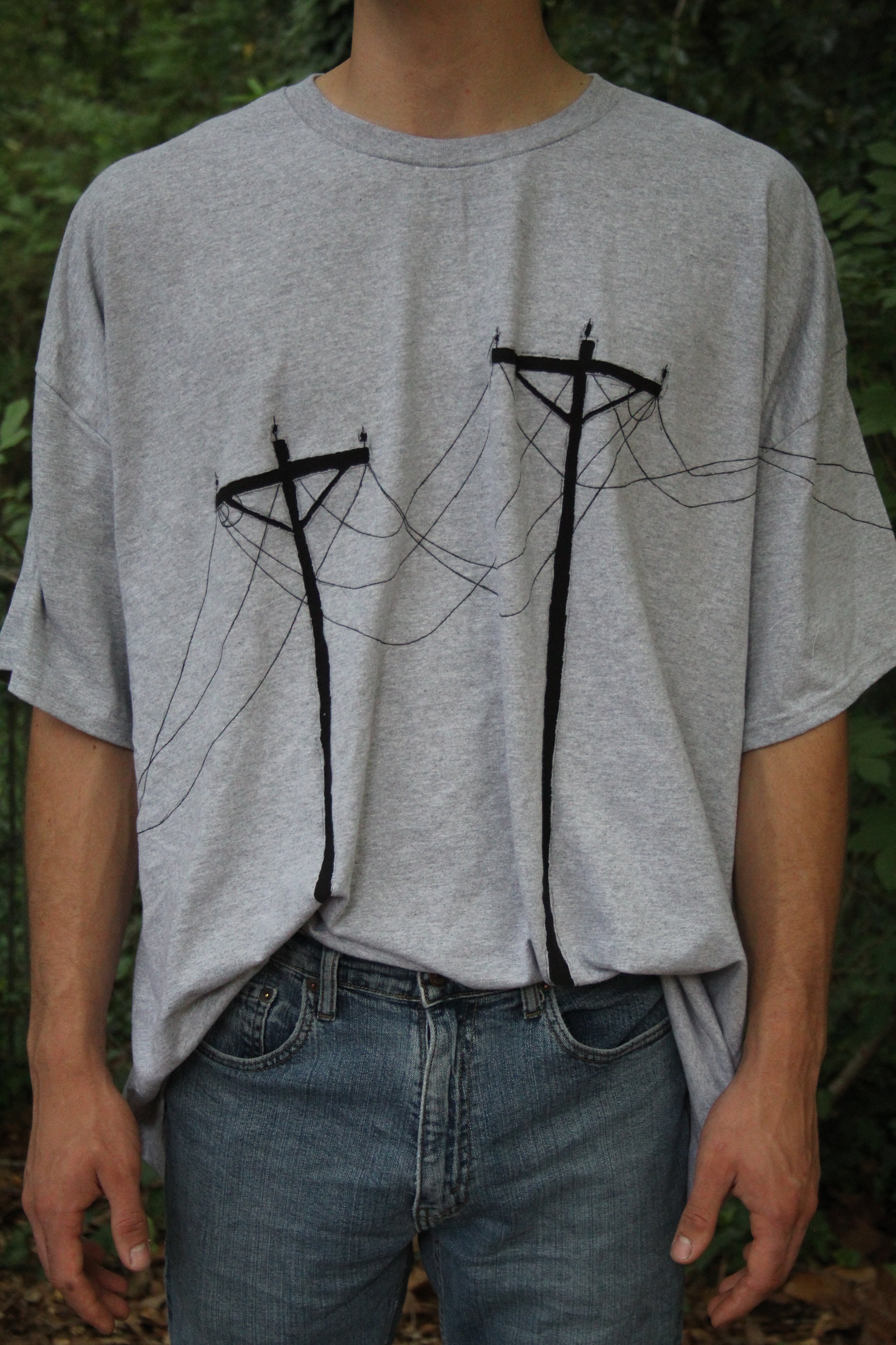 powerlines tee 4XL